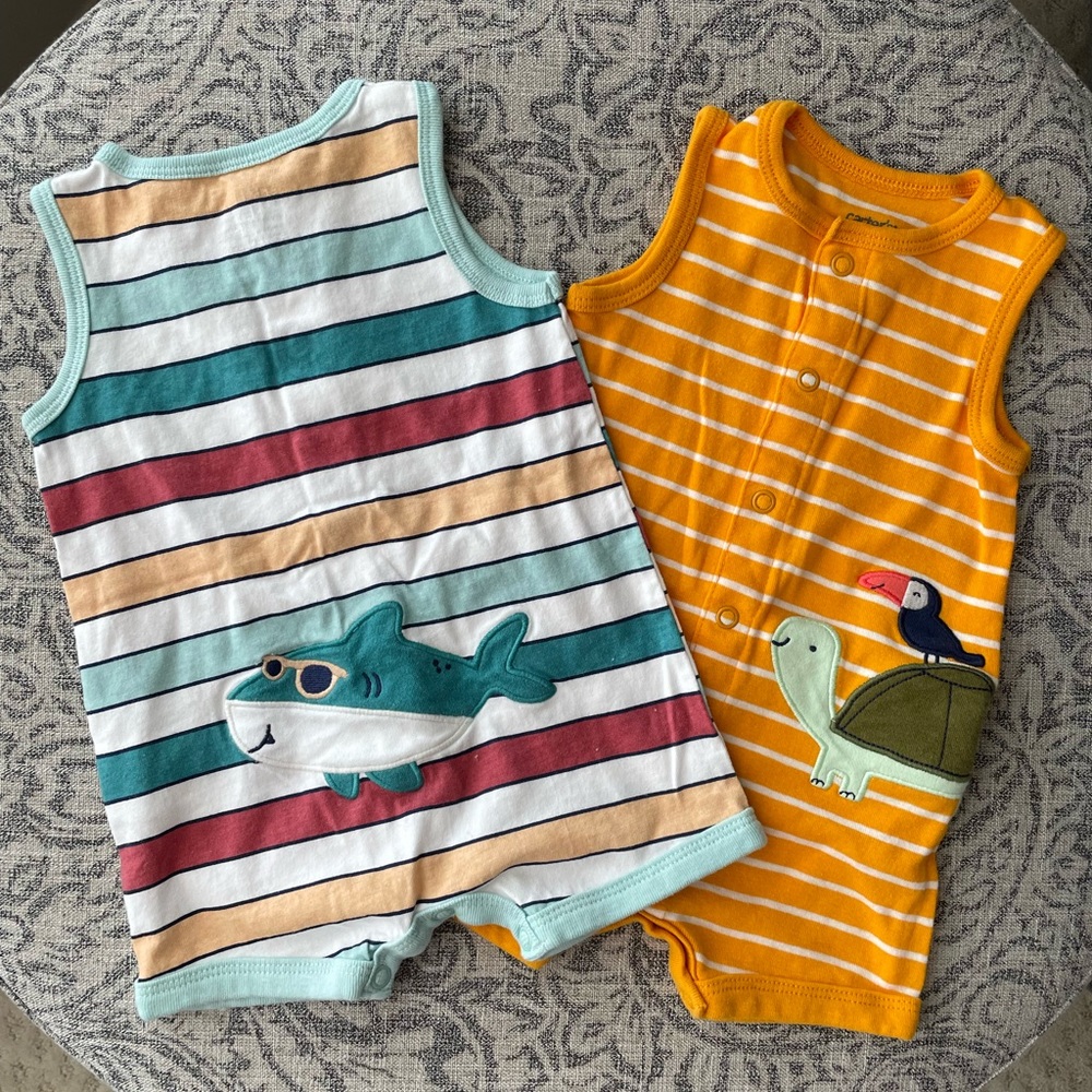 NWOT Carter’s Romper Set 3m